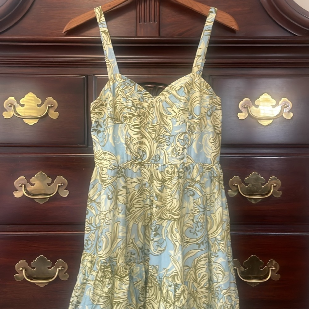 New Eddy Lace Printed Maxi Dress size Medium - Picture 3 of 15